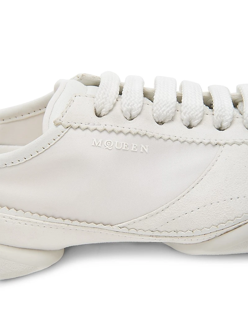 Leather Low-Top Split Sole Sneakers