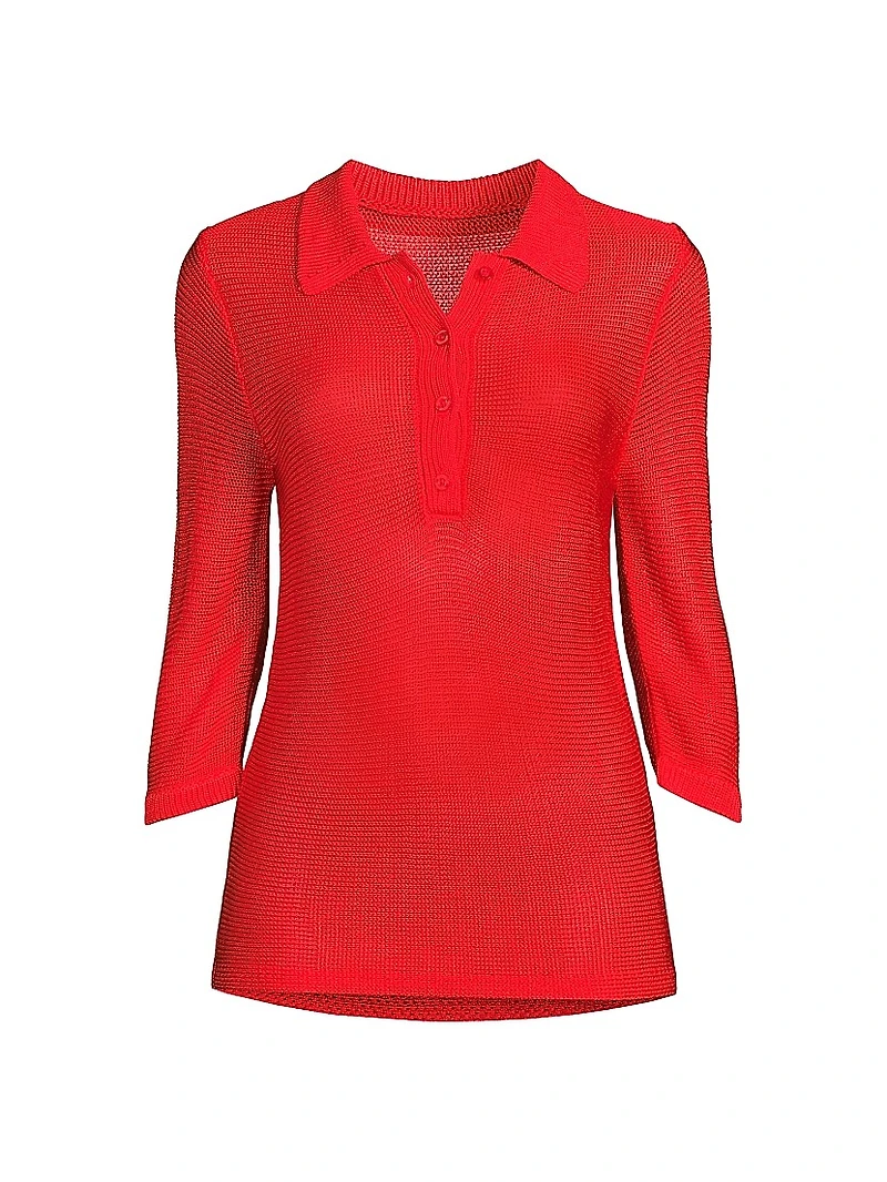 Everyday Tropics Knit Polo Shirt