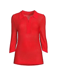 Everyday Tropics Knit Polo Shirt