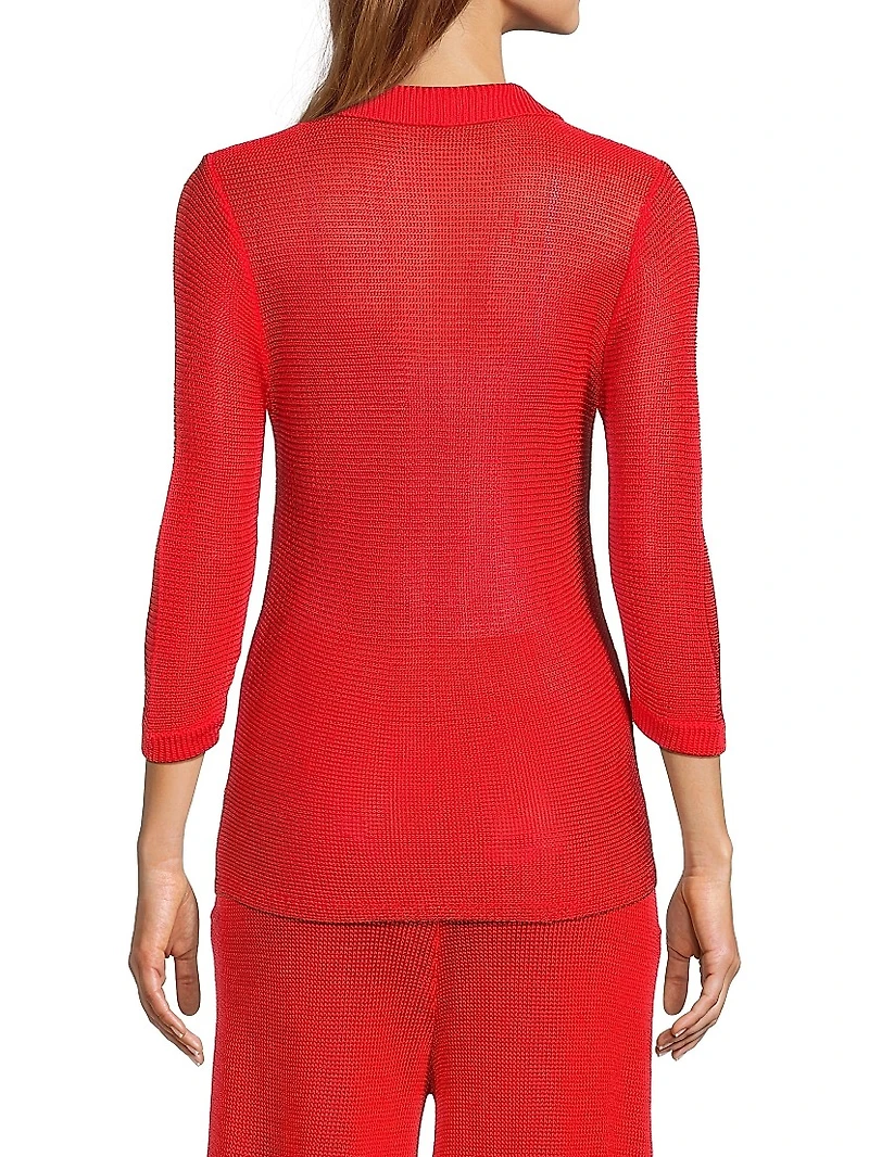 Everyday Tropics Knit Polo Shirt