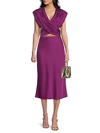 Everyday Tropics Crossover Ruched Top