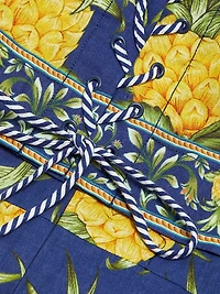 Delicate Pineapple Lace-Up Minidress