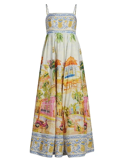 Aracati Printed Maxi Dress