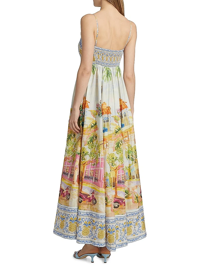 Aracati Printed Maxi Dress