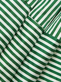 Striped Sleeveless Midi-Dress