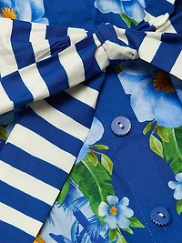 Fresh Table Scarf-Printed Cotton Shirtdress