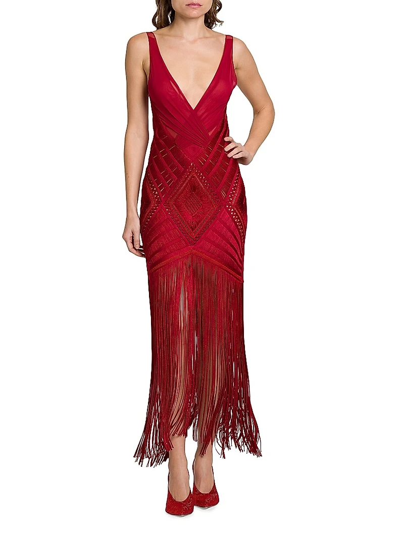 Soutaché Midi-Dress