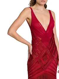 Soutaché Midi-Dress