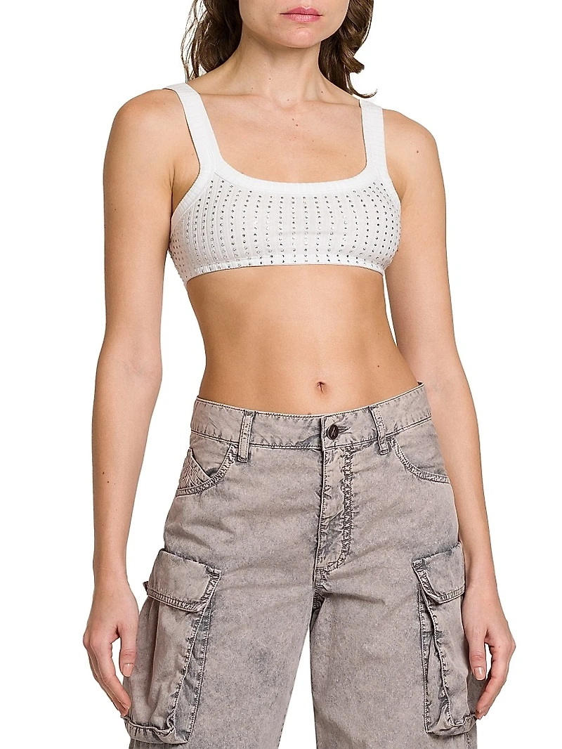 Thermostrass Macro Rib Bra Top