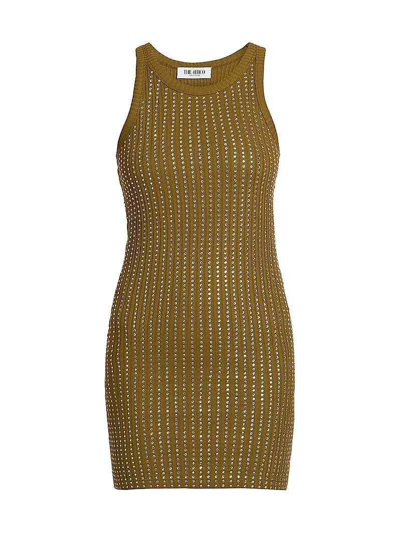 Thermostrass Macro Jersey Rib Minidress