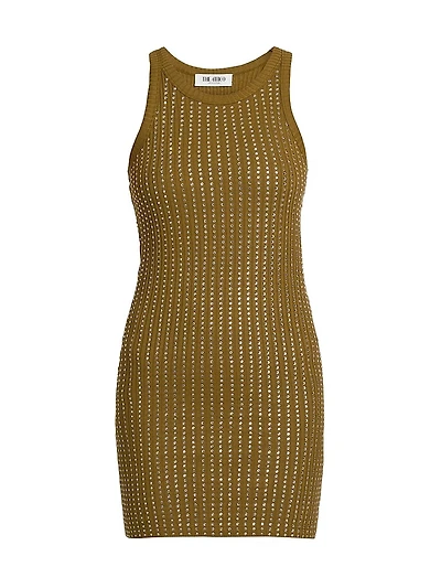 Thermostrass Macro Jersey Rib Minidress