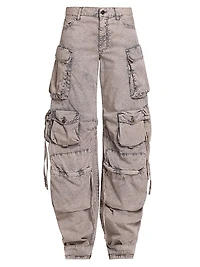 Marble Wash Cargo Pants