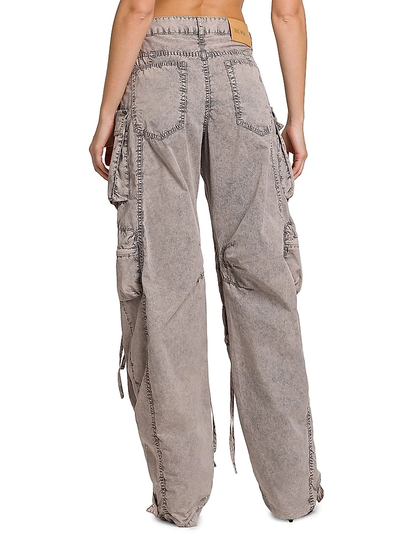 Marble Wash Cargo Pants