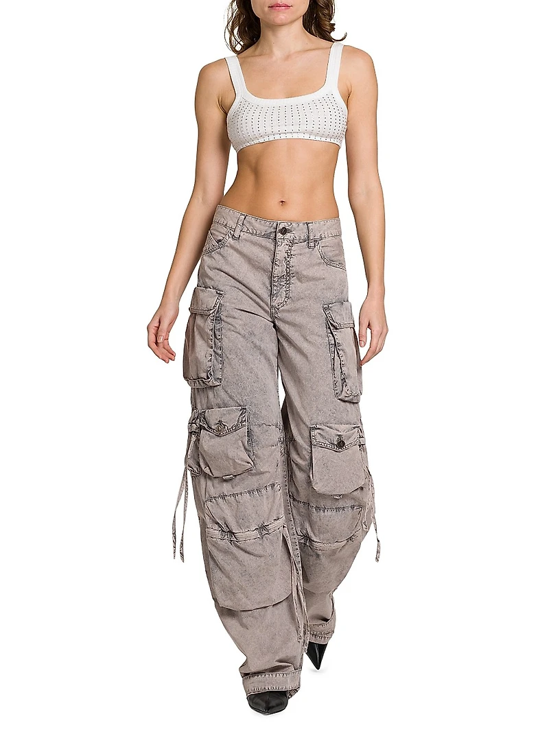 Marble Wash Cargo Pants