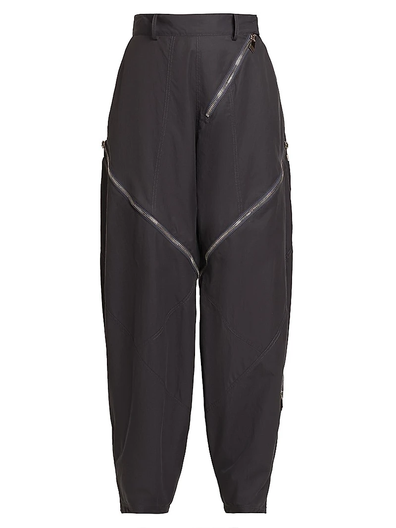 Canvas Zip Parachute Pants