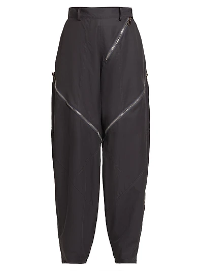 Canvas Zip Parachute Pants