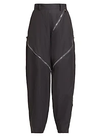 Canvas Zip Parachute Pants