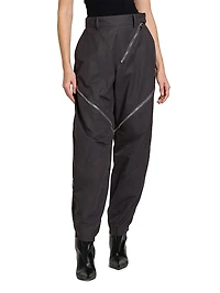 Canvas Zip Parachute Pants