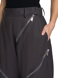 Canvas Zip Parachute Pants