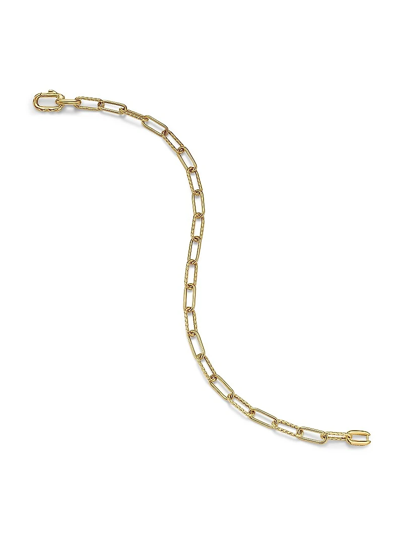 DY Madison Chain Bracelet 18K Yellow Gold, 4MM