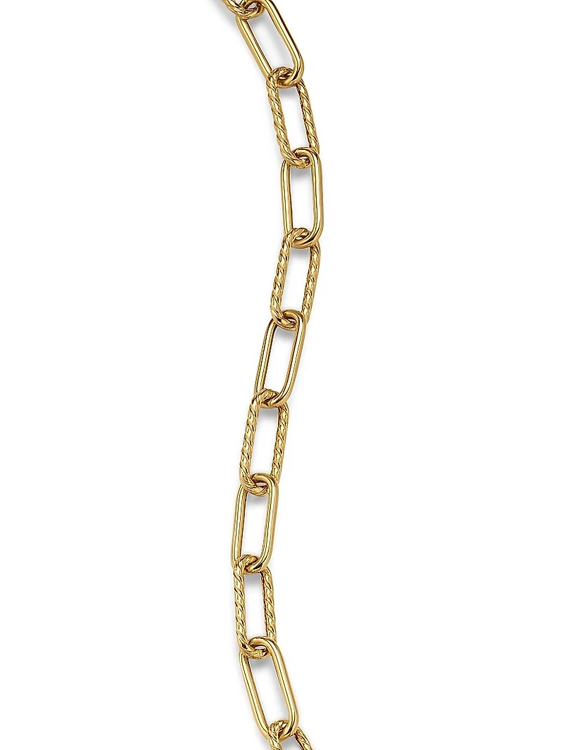 DY Madison Chain Bracelet 18K Yellow Gold, 4MM