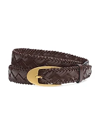 Gemma Woven Leather Belt