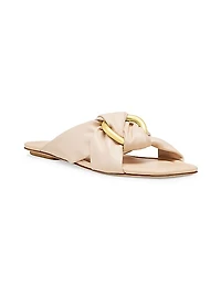 Cece Knotted Leather Sandals