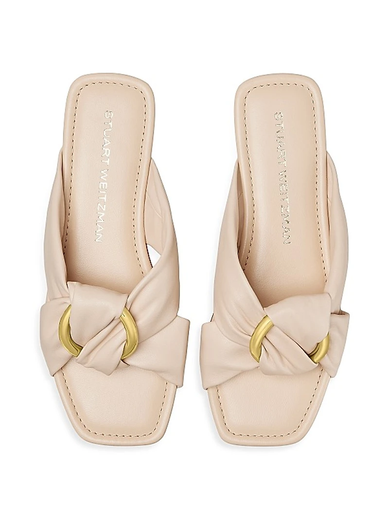 Cece Knotted Leather Sandals