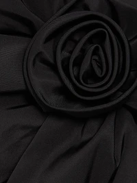 Aubrey Silk Faille Midi-Dress