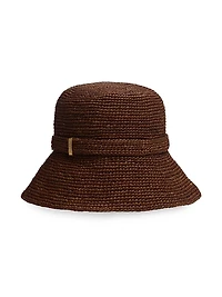Lela Raffia Rollable Hat