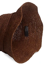 Lela Raffia Rollable Hat