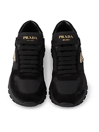 Prax 2.0 Re-Nylon and Suede Sneakers