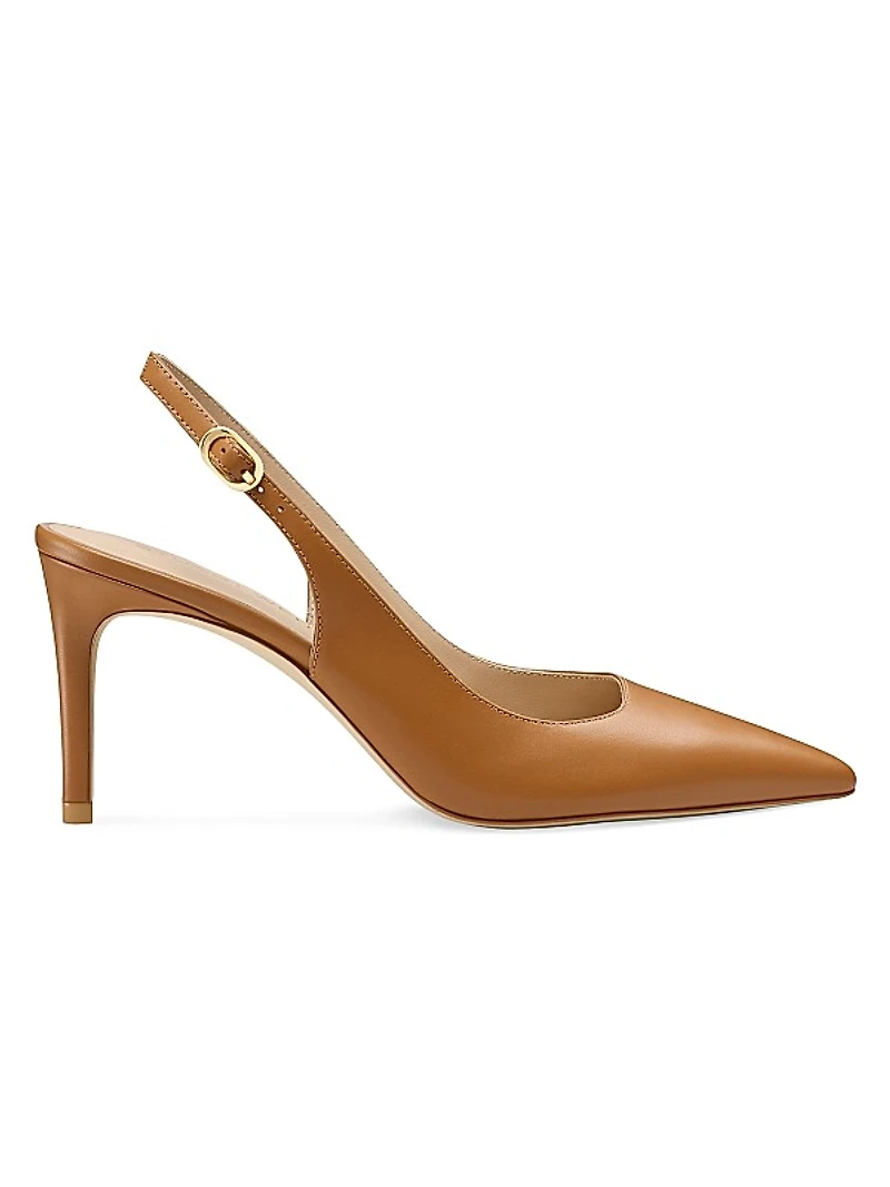 Power 75MM Leather Slingback Pumps