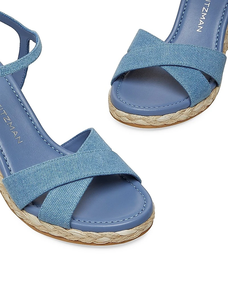 Dayna 65MM Espadrille Wedge Sandals
