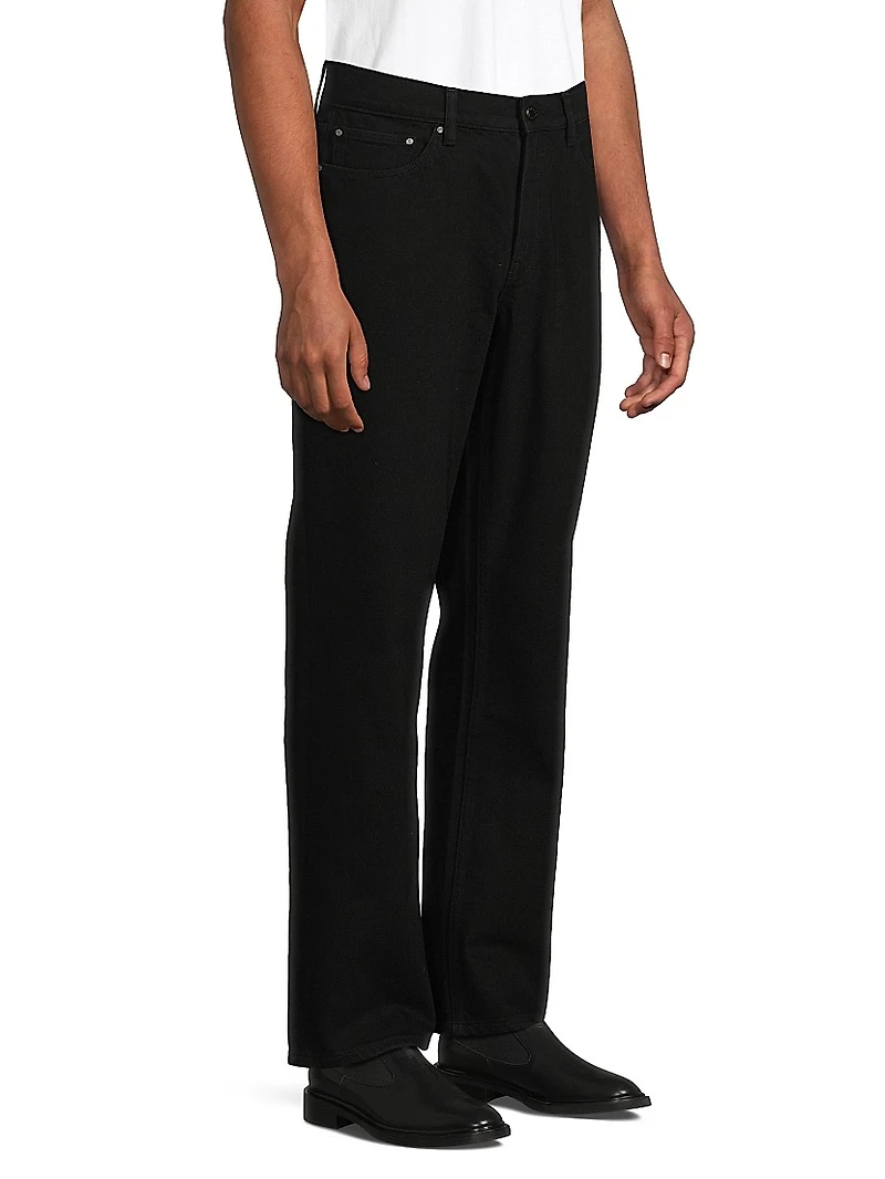 Finn Stretch-Cotton Straight Jeans