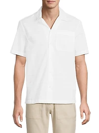 Cotton Dobby Check Shirt