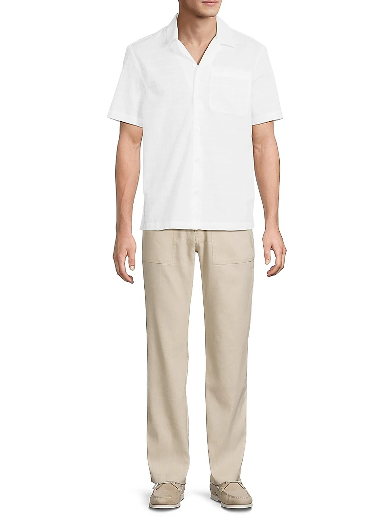 Cotton Dobby Check Shirt