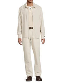 Zip-Up Long-Sleeve Jacket