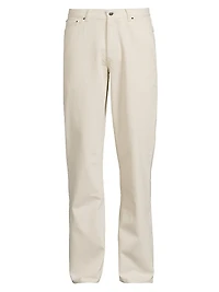 Finn Seeded Straight-Leg Jeans