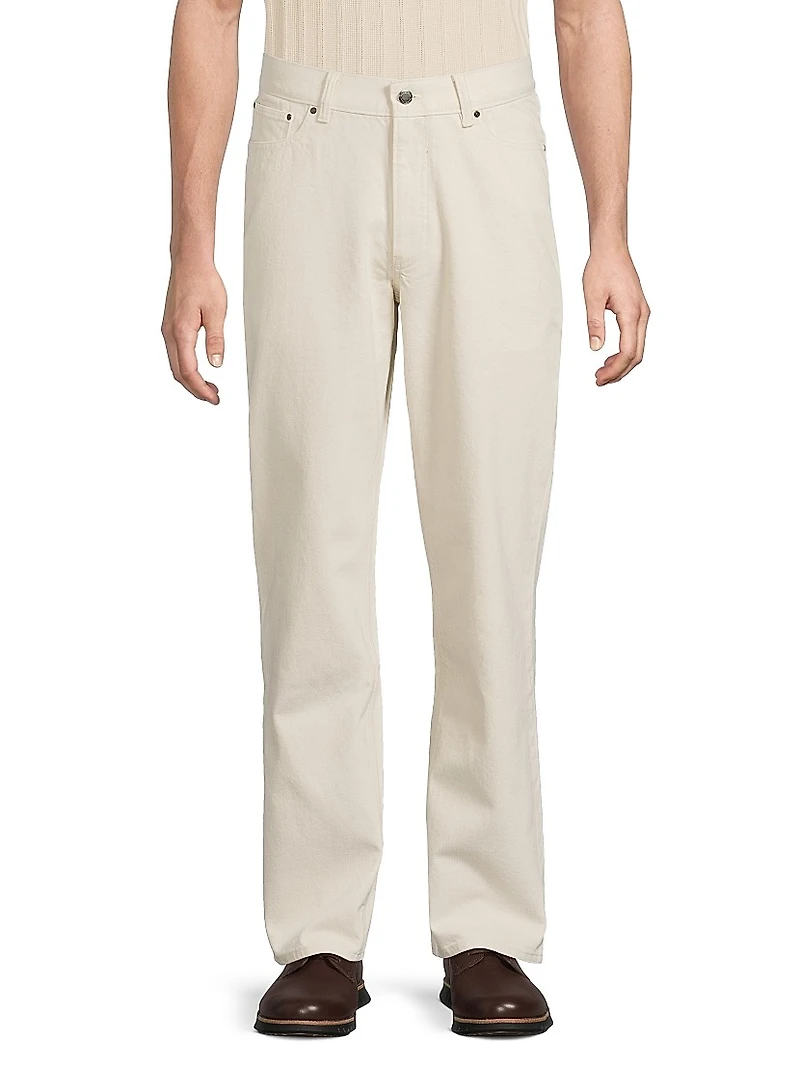 Finn Seeded Straight-Leg Jeans