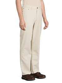 Finn Seeded Straight-Leg Jeans