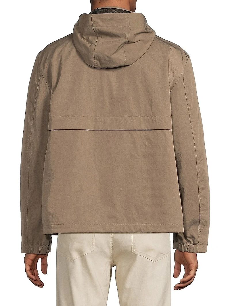 Water-Resistant Windbreaker Jacket