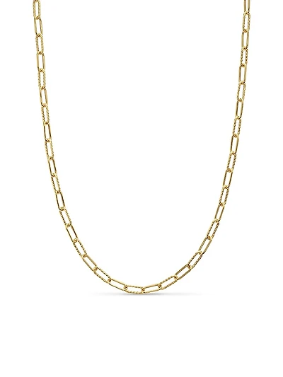 DY Madison Chain Necklace 18K Yellow Gold, 4MM
