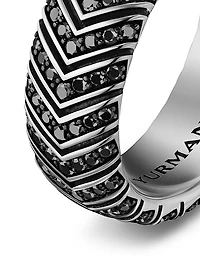 Chevron Band Ring Sterling Silver