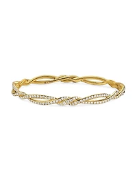 Wisteria Bangle Bracelet 18K Yellow Gold