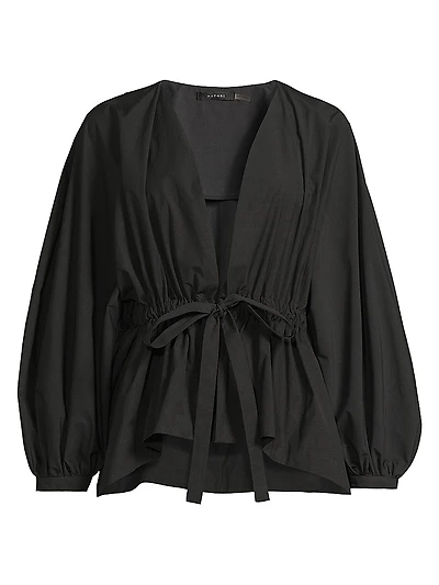 Voluminous Puff-Sleeve Jacket