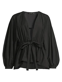Voluminous Puff-Sleeve Jacket