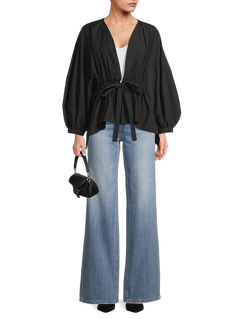 Voluminous Puff-Sleeve Jacket