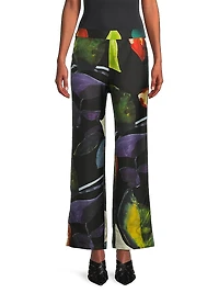 Yoru Silk Twill Pull-On Pants