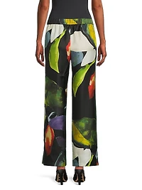 Yoru Silk Twill Pull-On Pants
